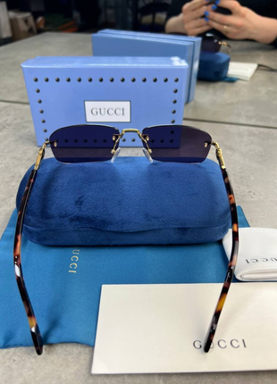 Очки серые gucci gg1221s g220   м-454555 фото