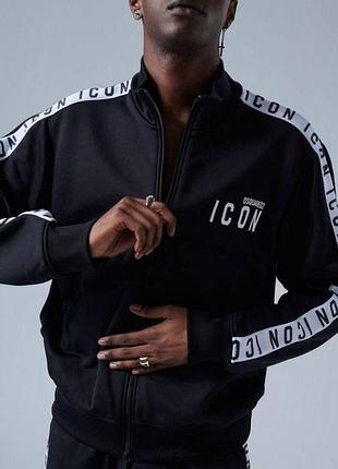 Брендовий спортивний костюм чоловічий чорний