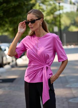 Футболка з зав'язкою