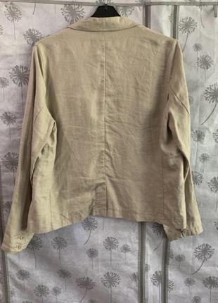 Жакет, пиджак летний, 100% лён4 фото