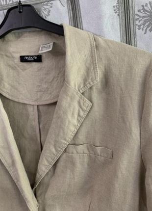 Жакет, пиджак летний, 100% лён2 фото