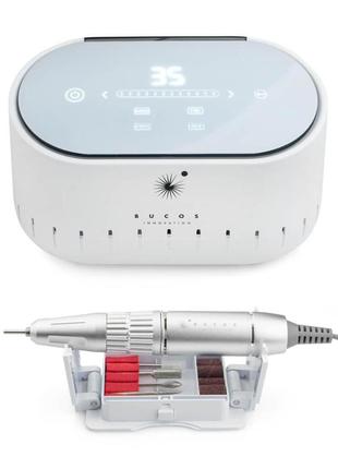 Фрезер bucos nail drill x3 pro white pearl, 35000 об/хв, 65 вт.