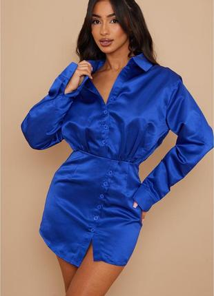 Стильное мини платье-рубашка от plt💕