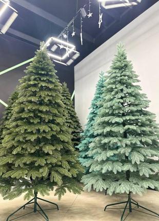Штучна лита ялинка «бельгійська » 1.5 м зелена власне виробництво