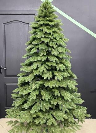 Штучна лита ялинка «бельгійська » 1.5 м зелена власне виробництво