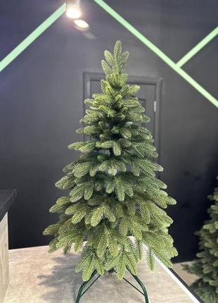 Штучна лита ялинка «бельгійська » 1.5 м зелена власне виробництво