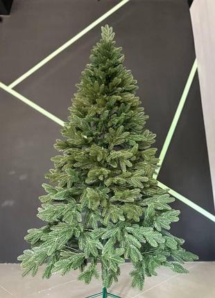 Штучна лита ялинка «бельгійська » 1.5 м зелена власне виробництво