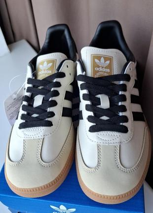 Кеди adidas samba шкіряні