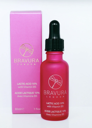 Bravura london lactic acid 10% peel with vitamin b5 пилинг с молочной кислотой 30 мл