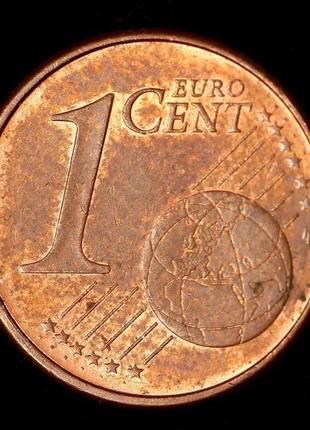 Монета іспанії 1 євро цент 2001-20 рр.
