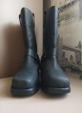 Чоботи livergy (42) байкерські з натуральної шкіри демісезонні німеччина