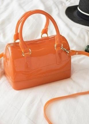 Маленька силіконова сумка під furla1 фото