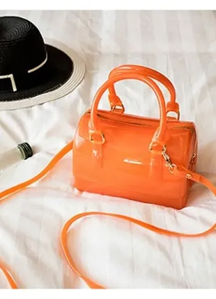 Маленька силіконова сумка під furla2 фото