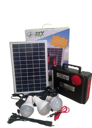 Портативний сонячний генератор, сонячна панель solar rex-1984