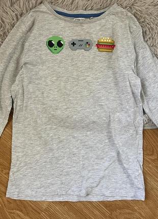 Сірий реглан на хлопчика рр 146/152