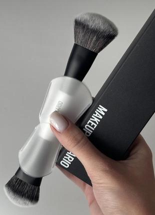 Makeup by mario f4 brush двусторонней кисточка кисть для тональной основы тонального крема пудры румян бронзера кремовых сухих продуктов