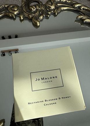 Пробник nectarine blossom & honey jo malone london