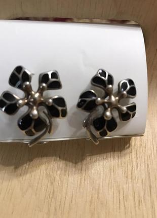 Серьги серебряные 925 проба 3