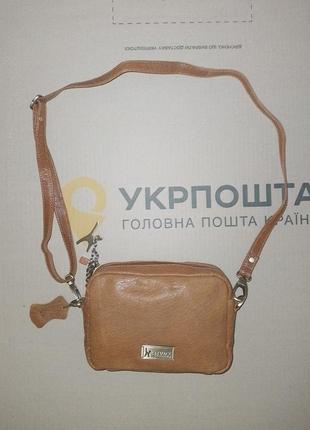 Catwalk genuine leather сумка шкipяна кросс-бодi нова,з англii.