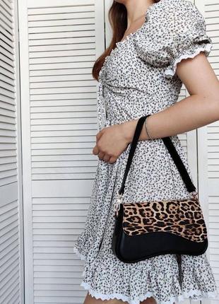 🐆сумочка з принтом лео🐆
