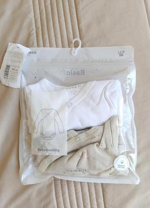 Полукомбинезон (боди с длинным рукавом) name it