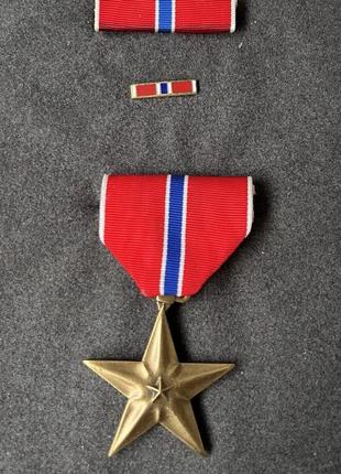 Медаль сша бронзовая звезда 1944 г.1 фото