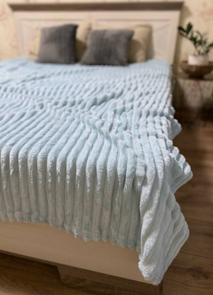 Плед шарпей евро мятный м-36820