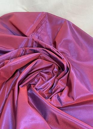 Готовая штора тафта фуксия хамелеон 2.9м