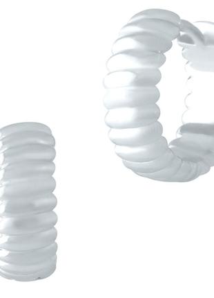 Срібні сережки silverthin без каменів (1951422)