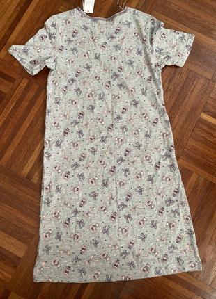 Нова бавовняна нічна сорочка довга футболка bonmarche 8-10 34-36 uk 🇬🇧6 фото