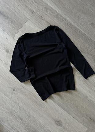 Черный лонгслив zara xs a