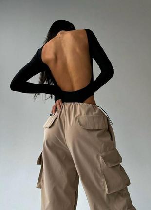 Дуже ефектний боді з відкритою спинкою