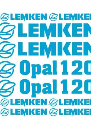 Белые наклейки lemken opal плуг культиватор лемкен опал 120 стандартный набор