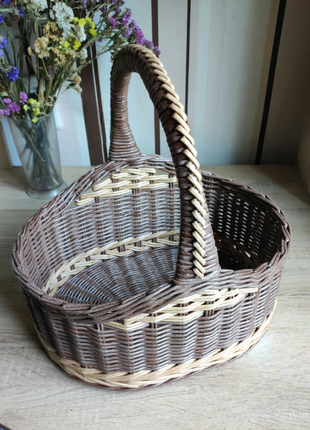 Корзина плетена, кошик плетений