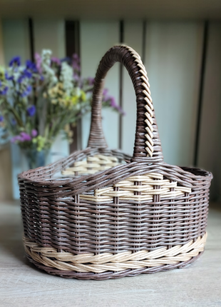 Корзина плетена, кошик плетений
