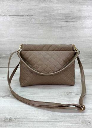 Жіноча сумка «ava» кавова