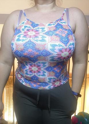 Топ майка на бретелях new look 14/42