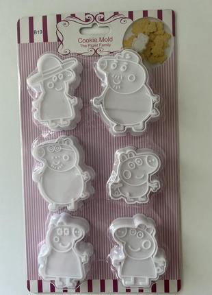 Форми для печива свинка пеппа