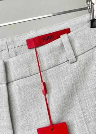 Женские новые брюки hugo boss оригинал штаны с лампасами8 фото