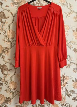 Базовое платье миди h&amp;m xl 2