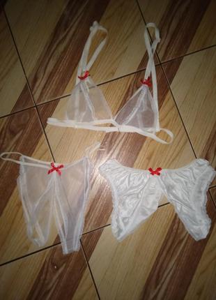 Изысканный комплект белья с доступом
