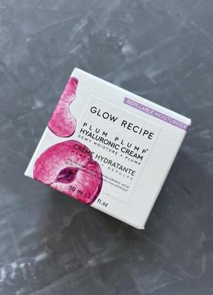 Крем для обличчя glow recipe plum plump hyaluronic acid moisturizer