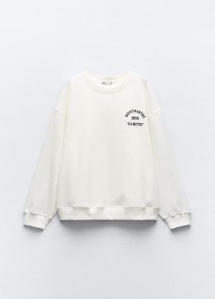 Легкий свитшот петля zara 2