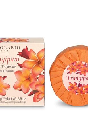Lerbolario frangipani, italy,элитный органический нишевый парфюм, крем -мыло, твердый шампунь, амбра+франджипани+лайм, unisex