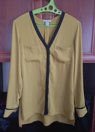 Блузка подовжена з лампасами