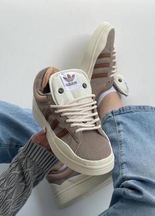 Adidas campus bad bunny brown кросівки кроссовки кросовки2 фото