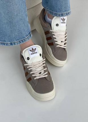 Adidas campus bad bunny brown кросівки кроссовки кросовки6 фото