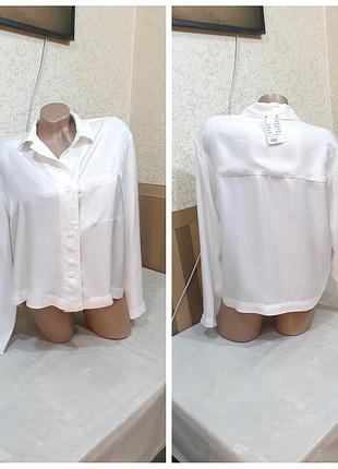 Вискозная рубашка. h&m.