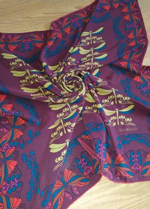 Marja kurki винтажная дизайнерская замечательная шелковый платок