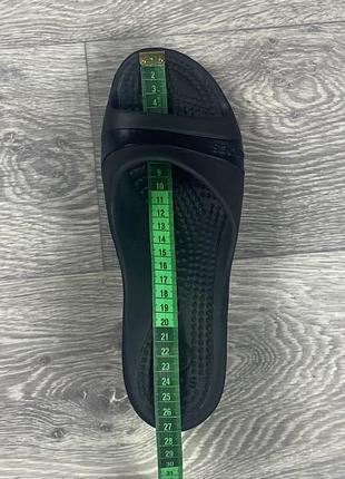 Crocs шлёпанцы кроксы w9 39 размер женские чёрные оригинал3 фото